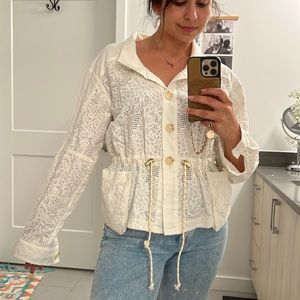 White lace jacket